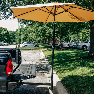 Camco Durable Alloy Steel Hitch Mount Umbrella Holder (Open Box) - VMInnovations
