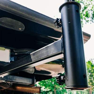 Camco Durable Alloy Steel Hitch Mount Umbrella Holder (Open Box) - VMInnovations