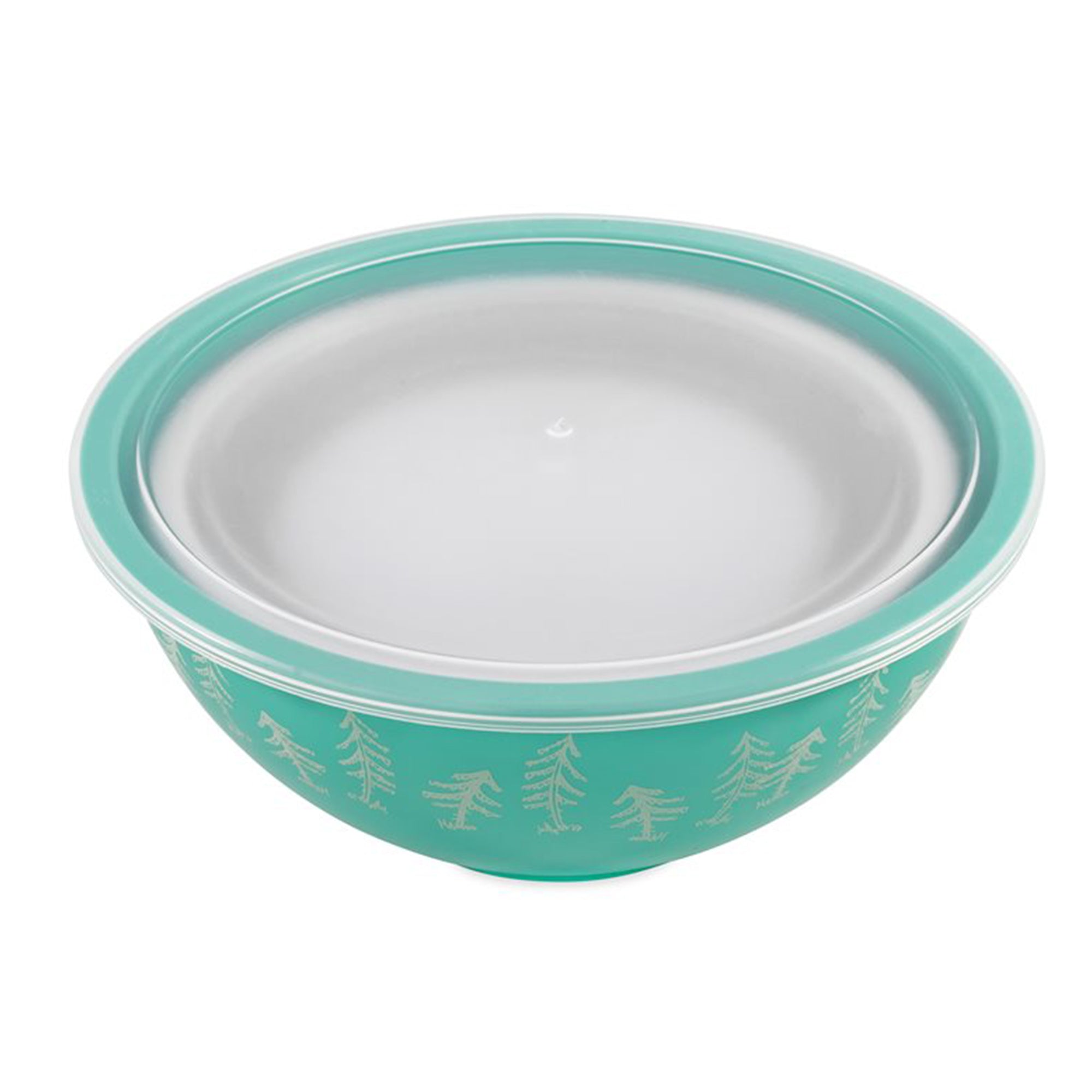 Camco Life is Better at The Campsite 8 Piece Melamine Nesting Bowl Set with Lids - VMInnovations