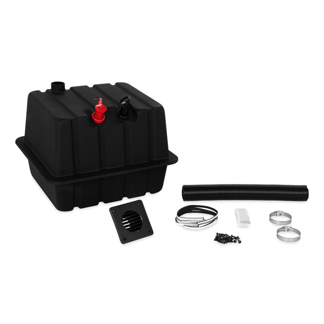 Vented RV/Marine Double SideBySide Polymer Battery Box Set, Black (Open Box) - VMInnovations