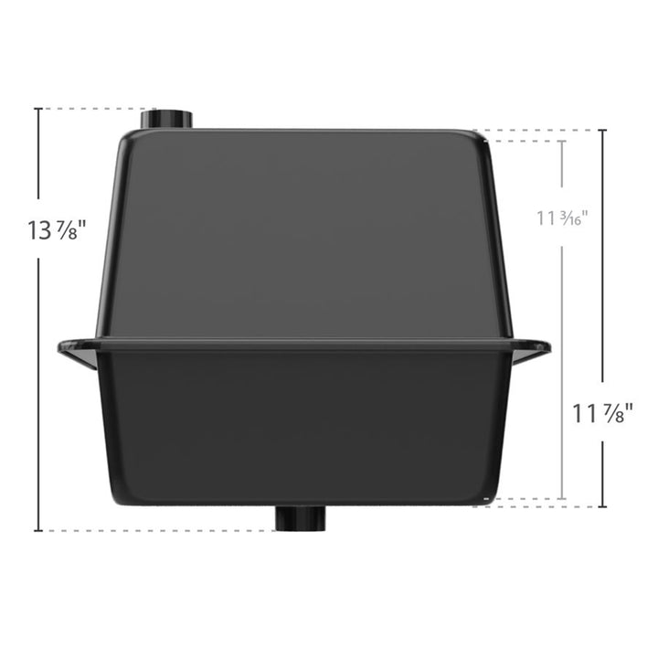 Vented RV/Marine Double SideBySide Polymer Battery Box Set, Black (Open Box) - VMInnovations