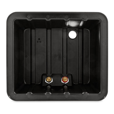 Camco Vented RV/Marine Double SideBySide Durable Polymer Battery Box Set, Black - VMInnovations