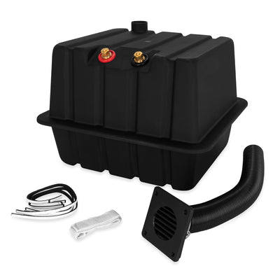 Camco Vented RV/Marine Double SideBySide Durable Polymer Battery Box Set, Black - VMInnovations