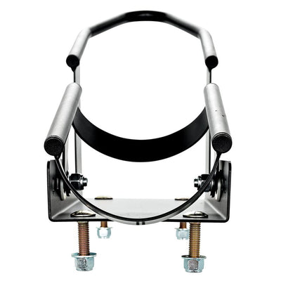 Camco Motorcycle Wheel Chock Mount w/Handlebar Straps & Universal Fit (Open Box) - VMInnovations