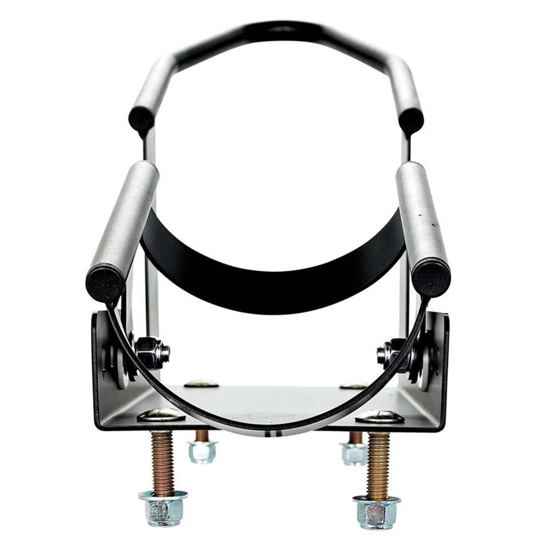 Camco Motorcycle Wheel Chock Mount w/Handlebar Straps & Universal Fit (Open Box)