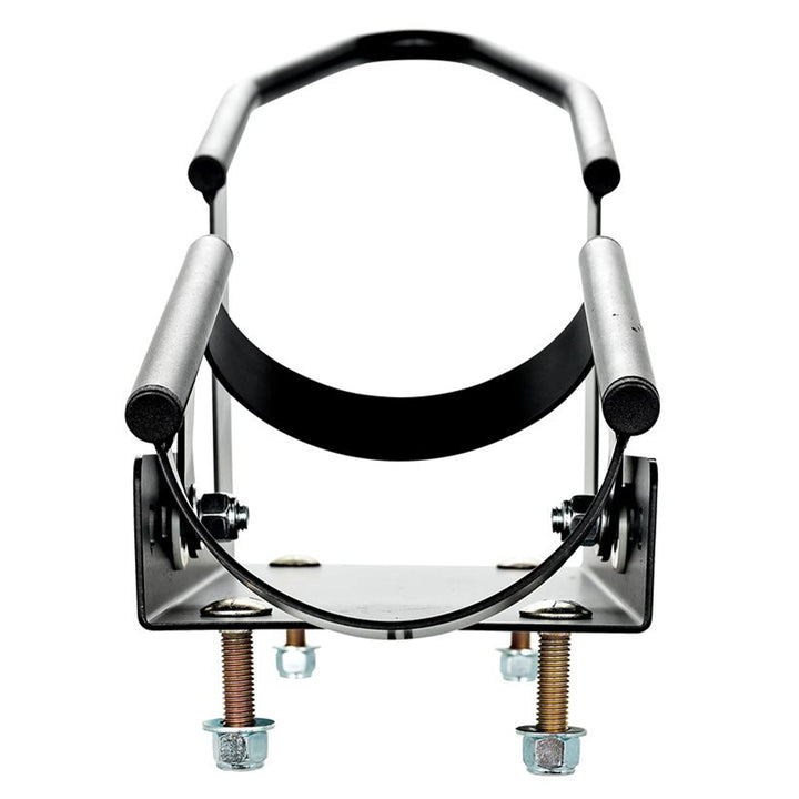 Camco Motorcycle Wheel Chock Mount w/Handlebar Straps & Universal Fit (Open Box)