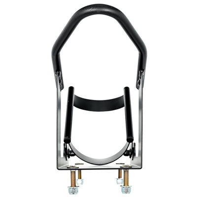 Camco Motorcycle Wheel Chock Mount w/Handlebar Straps & Universal Fit (Open Box) - VMInnovations