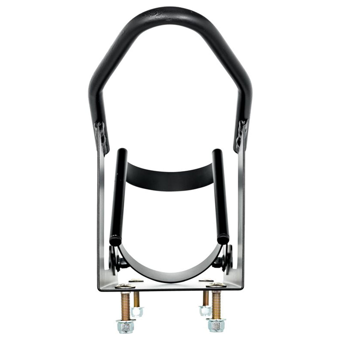 Camco Motorcycle Wheel Chock Mount w/Handlebar Straps & Universal Fit (Open Box)