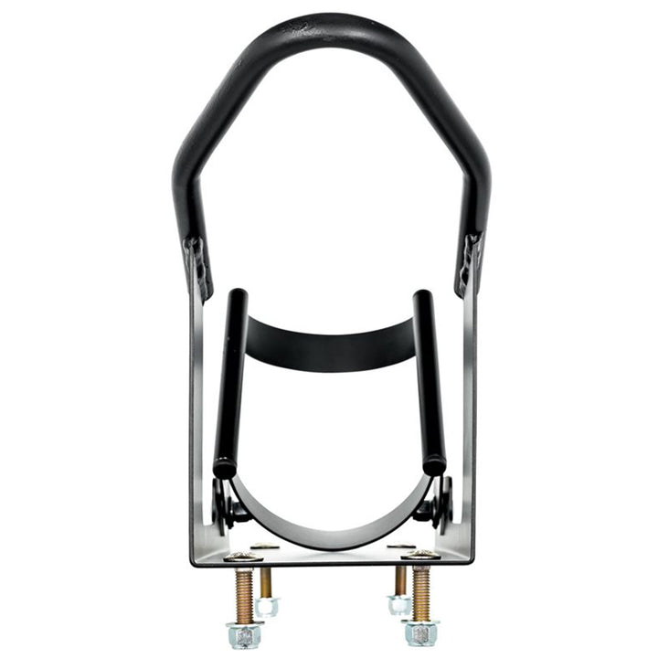 Camco Motorcycle Wheel Chock Mount w/Handlebar Straps & Universal Fit (Open Box)