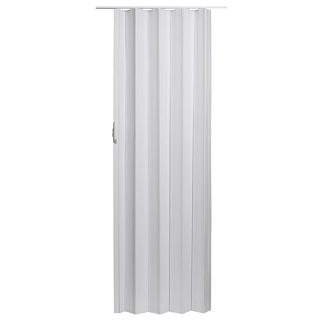 LTL Home Products Via 36"x80" Vinyl PVC Hinged Single Folding Door, White (Used)