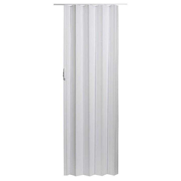 LTL Home Products Via 36"x80" Vinyl PVC Hinged Single Folding Door, White (Used)