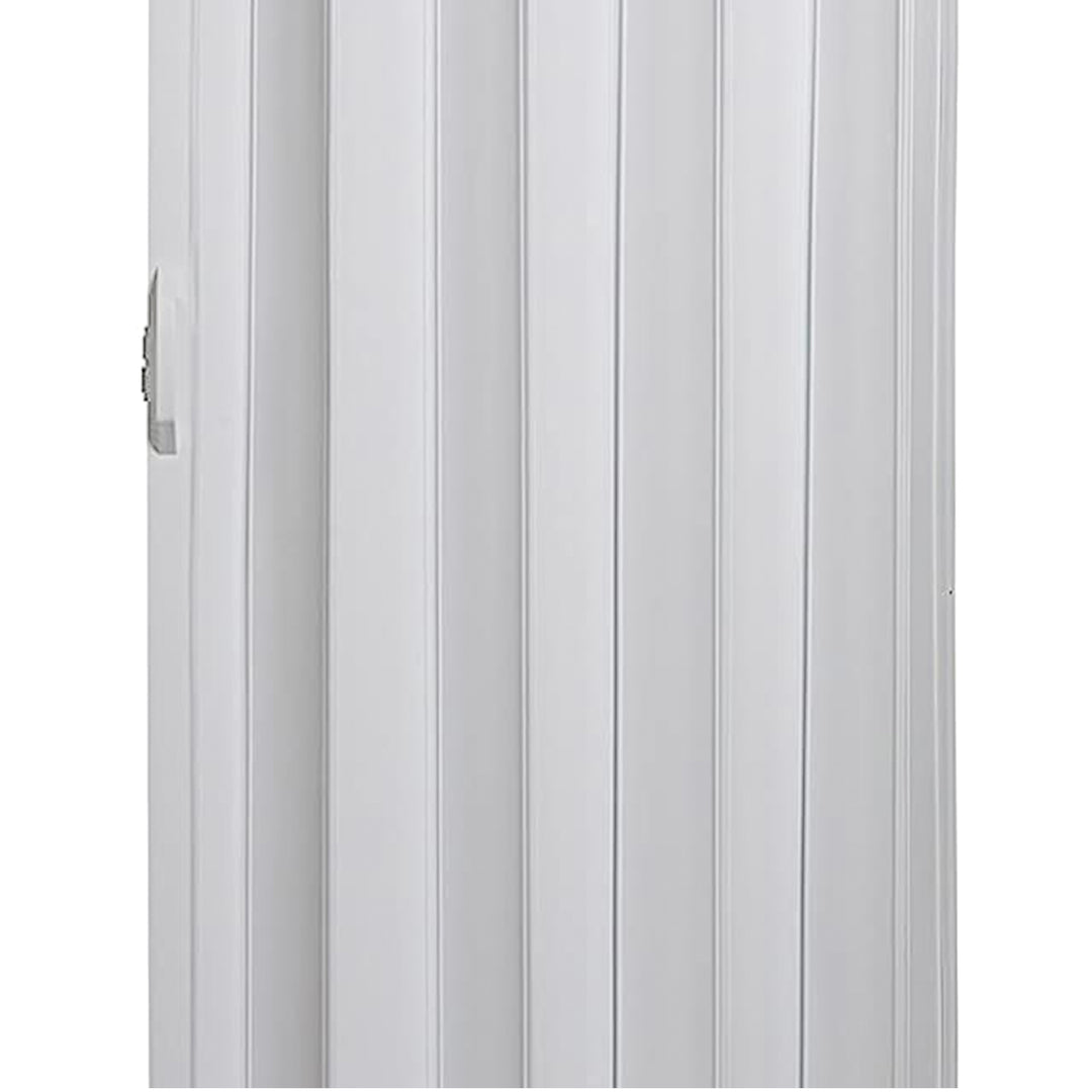 LTL Home Products Via 36"x80" Vinyl PVC Hinged Single Folding Door, White (Used)