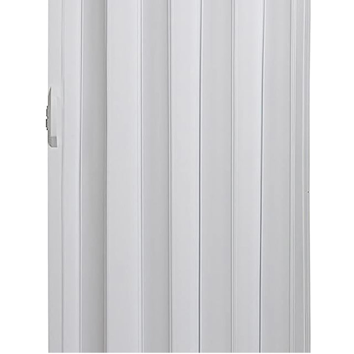 LTL Home Products Via 36"x80" Vinyl PVC Hinged Single Folding Door, White (Used)