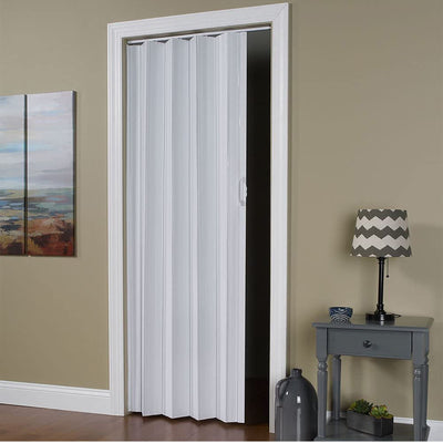 LTL Home Products Via 36"x80" Vinyl PVC Hinged Single Folding Door, White (Used) - VMInnovations