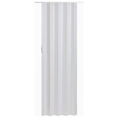 LTL Home Products Via 36" x 80" Vinyl Hinged Single Folding Door, White Mist - VMInnovations