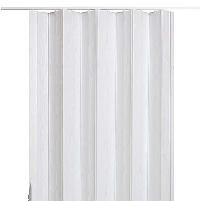 LTL Home Products Via 36" x 80" Vinyl Hinged Single Folding Door, White Mist - VMInnovations