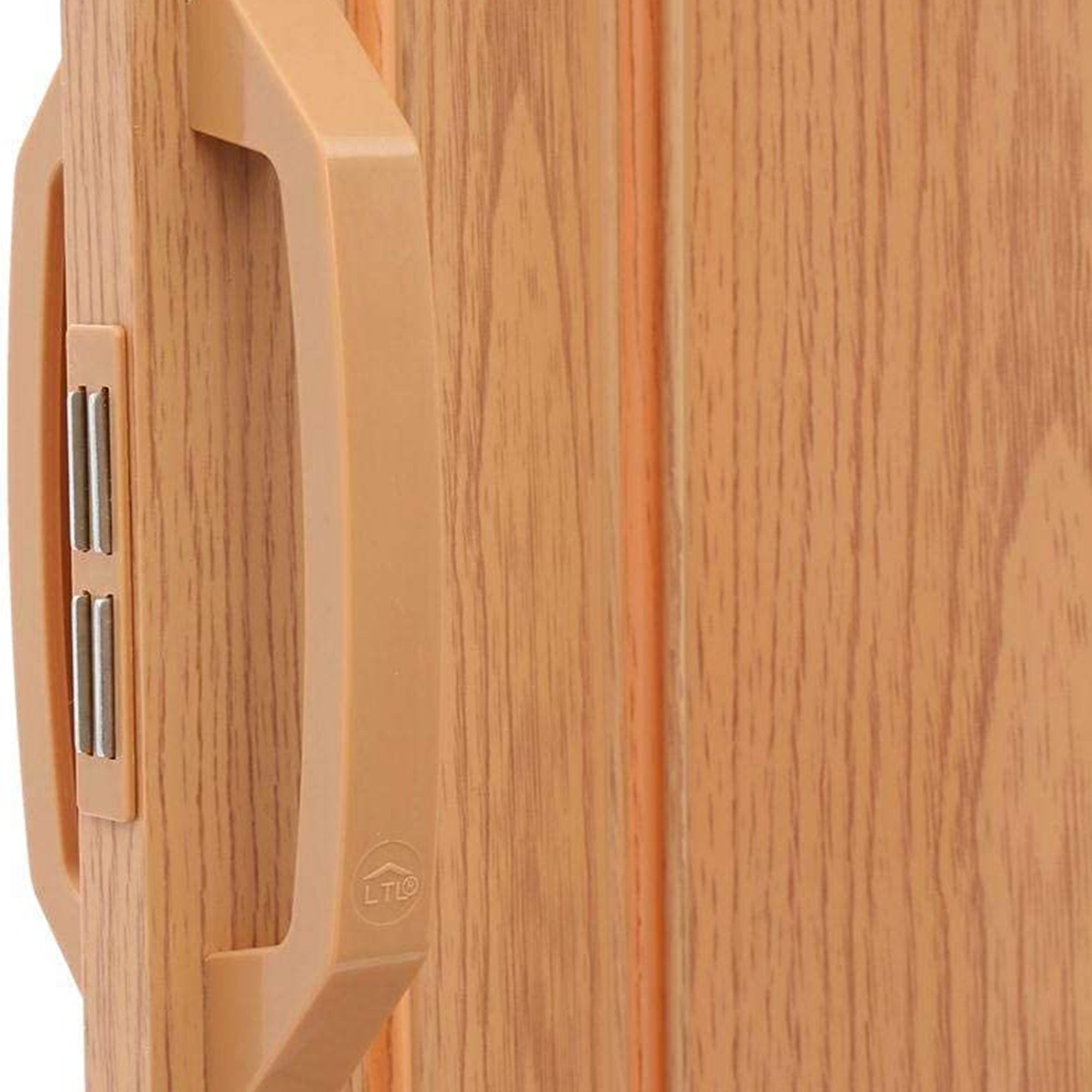 LTL Home Products Via 36" x 80" Vinyl Hinged Single Folding Door,Oak Brown(Used) - VMInnovations
