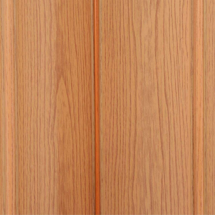 LTL Home Products Via 36" x 80" Vinyl Hinged Single Folding Door,Oak Brown(Used)