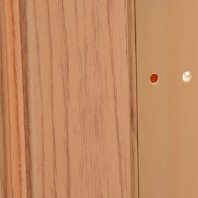 LTL Home Products Via 36" x 80" Vinyl Hinged Single Folding Door,Oak Brown(Used) - VMInnovations
