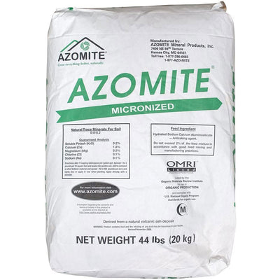 Azomite 44 lbs Micronized Organic Trace Mineral Soil Fertilizer Powder (3 Pack)