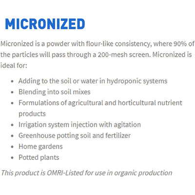 Azomite 44 lbs Micronized Organic Trace Mineral Soil Fertilizer Powder (4 Pack)