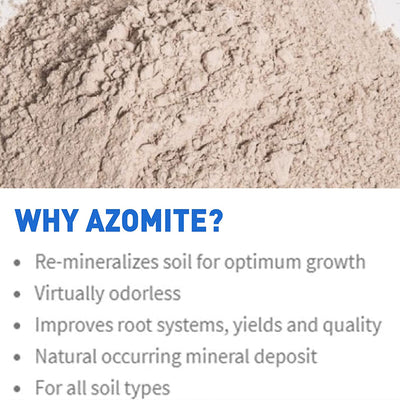 Azomite 44 lbs Micronized Organic Trace Mineral Soil Fertilizer Powder (5 Pack)