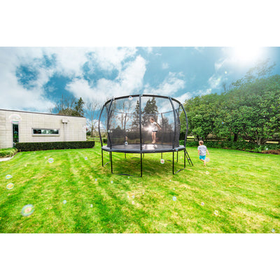 JumpFlex ALLSTAR 10' Trampoline for Kids Outdoor Play Equipment w/Net & Ladder
