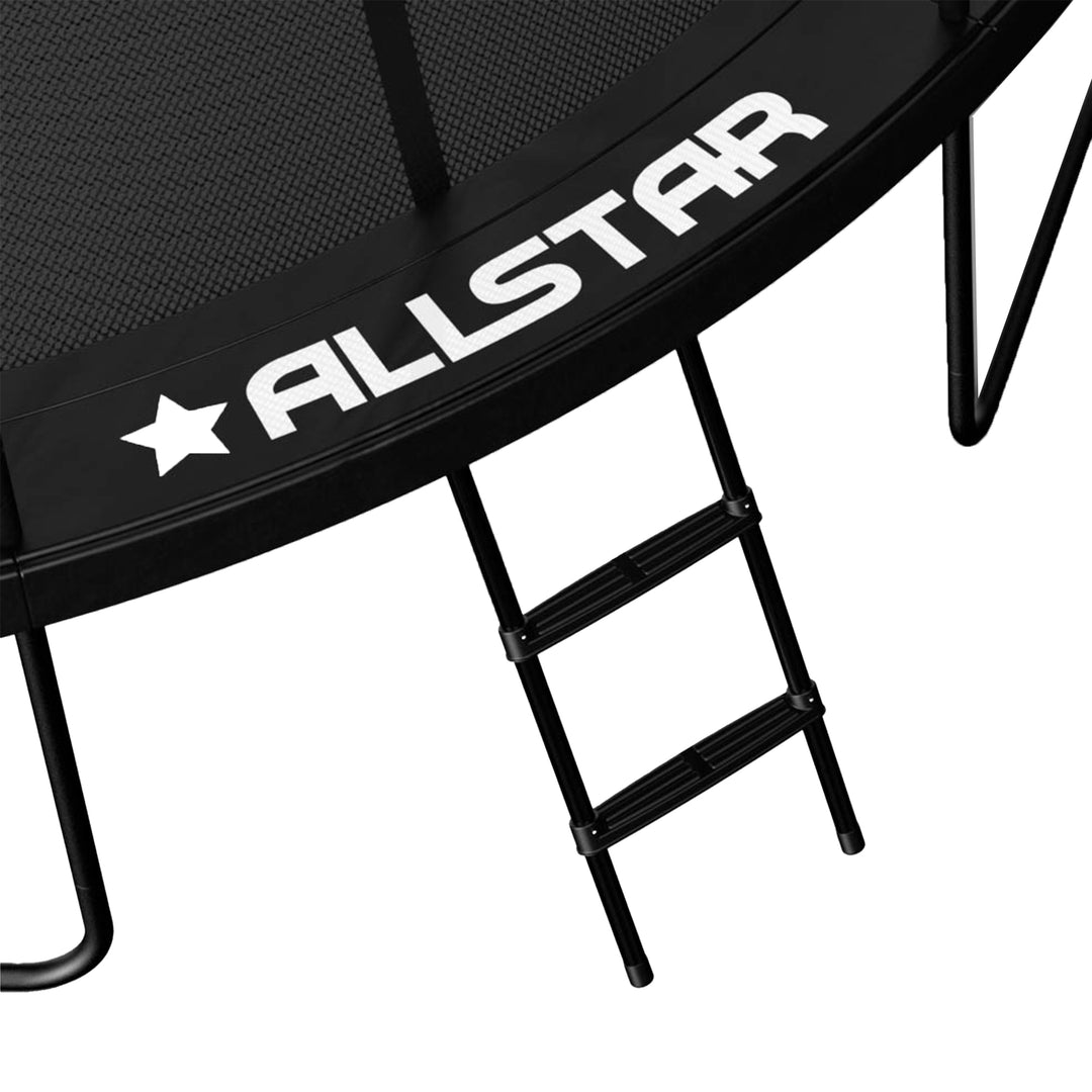 ALLSTAR 10' Trampoline for Kids Outdoor Backyard Play Equipment w/ Net & Ladder