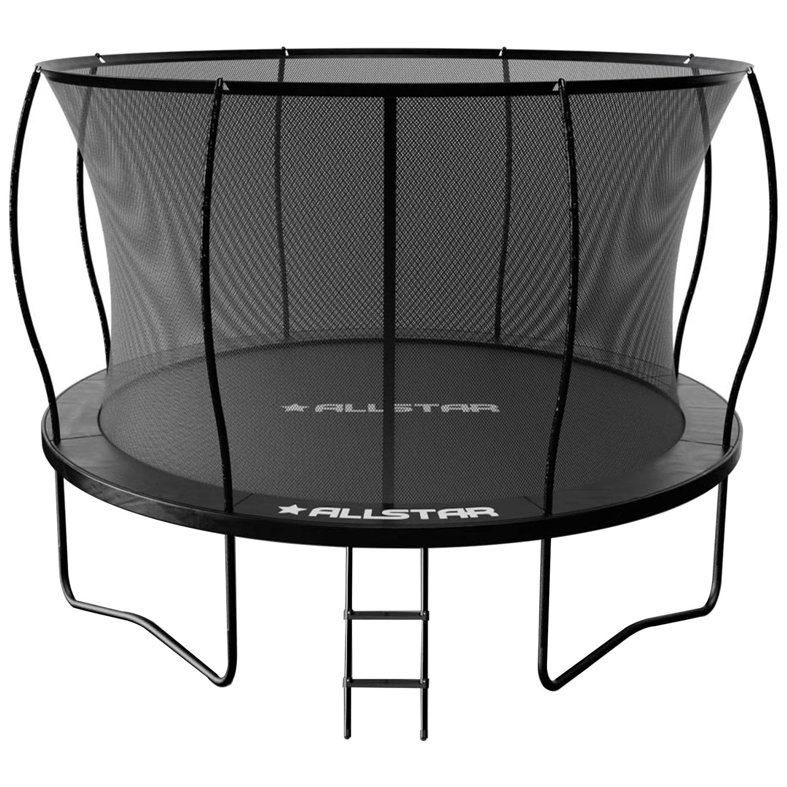 ALLSTAR 12' Trampoline for Kids Outdoor Backyard Play Equipment w/ Net & Ladder - VMInnovations