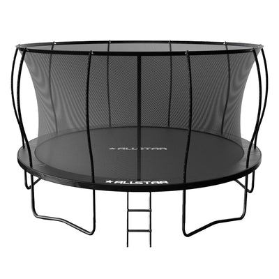 ALLSTAR 14' Trampoline for Kids Outdoor Backyard Play Equipment w/ Net & Ladder