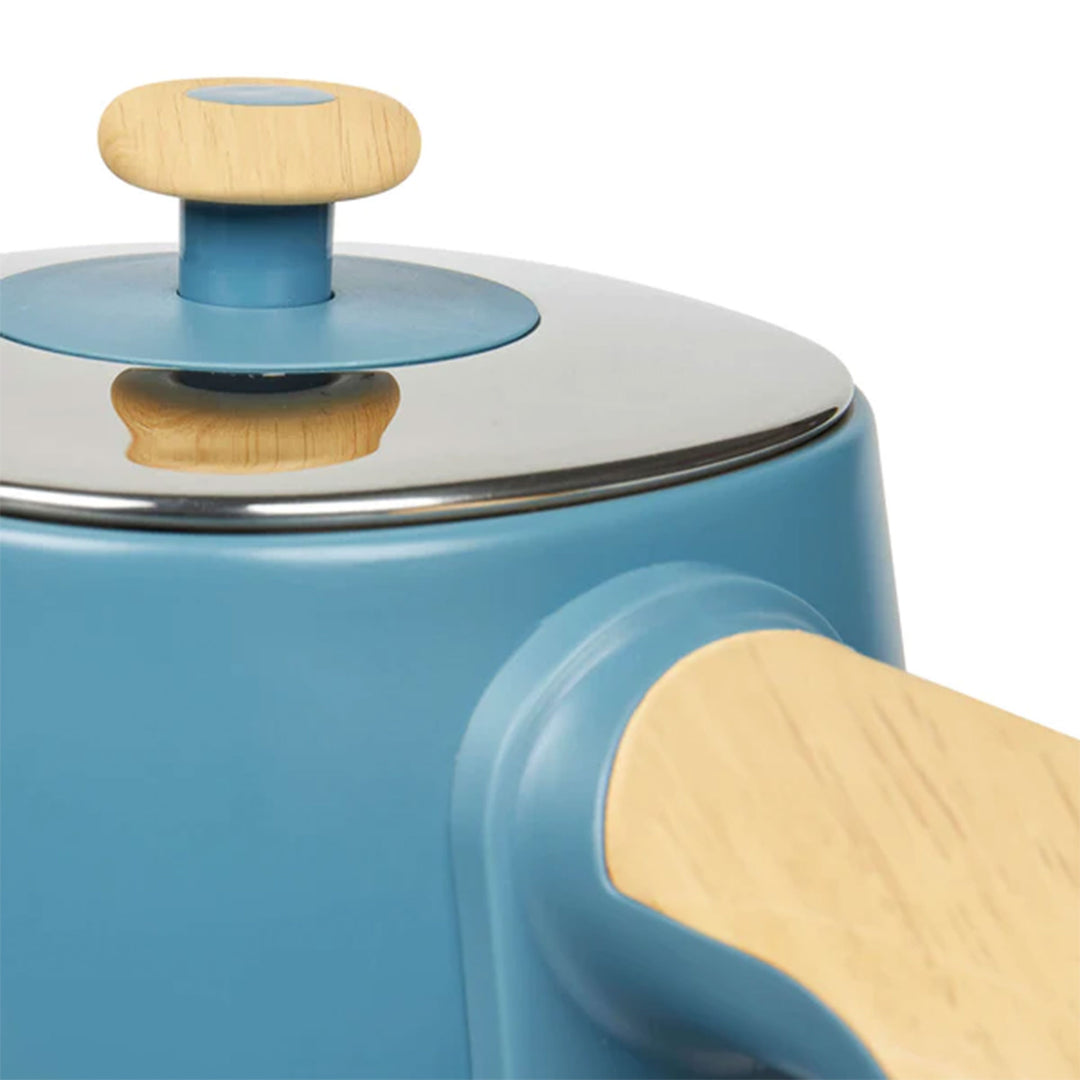 Haden 1.7L Stainless Steel Electric Kettle w/ LED Display, Stone Blue (Used) - VMInnovations