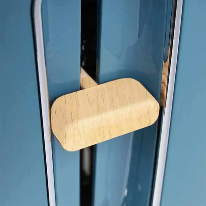 Dorchester 4 Slice Wide Slot Retro Toaster with Control Knob, Stone Blue (Used) - VMInnovations