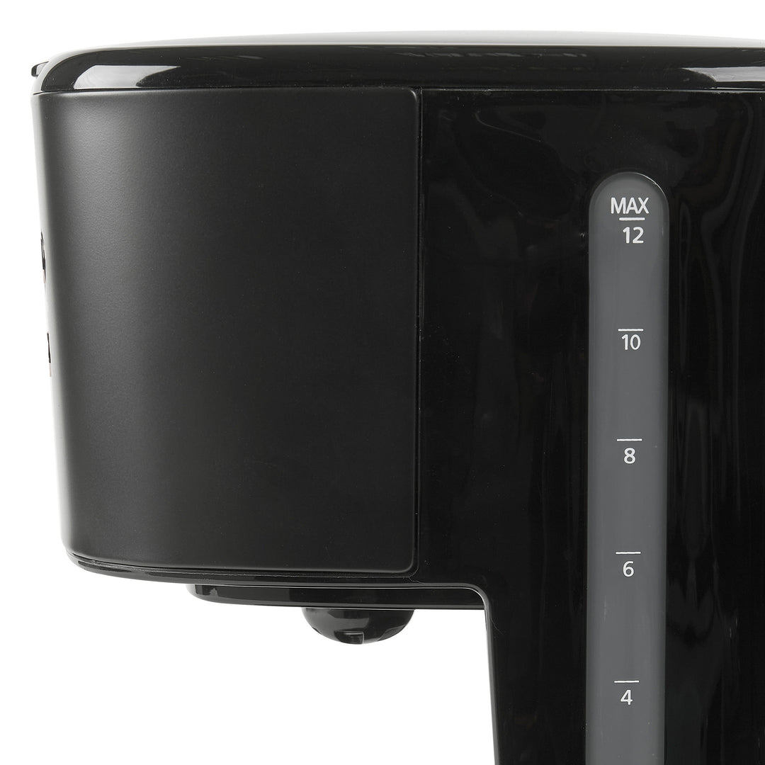 Haden 12 Cup Programmable Retro Coffee Maker Machine, Black/Copper (Open Box) - VMInnovations