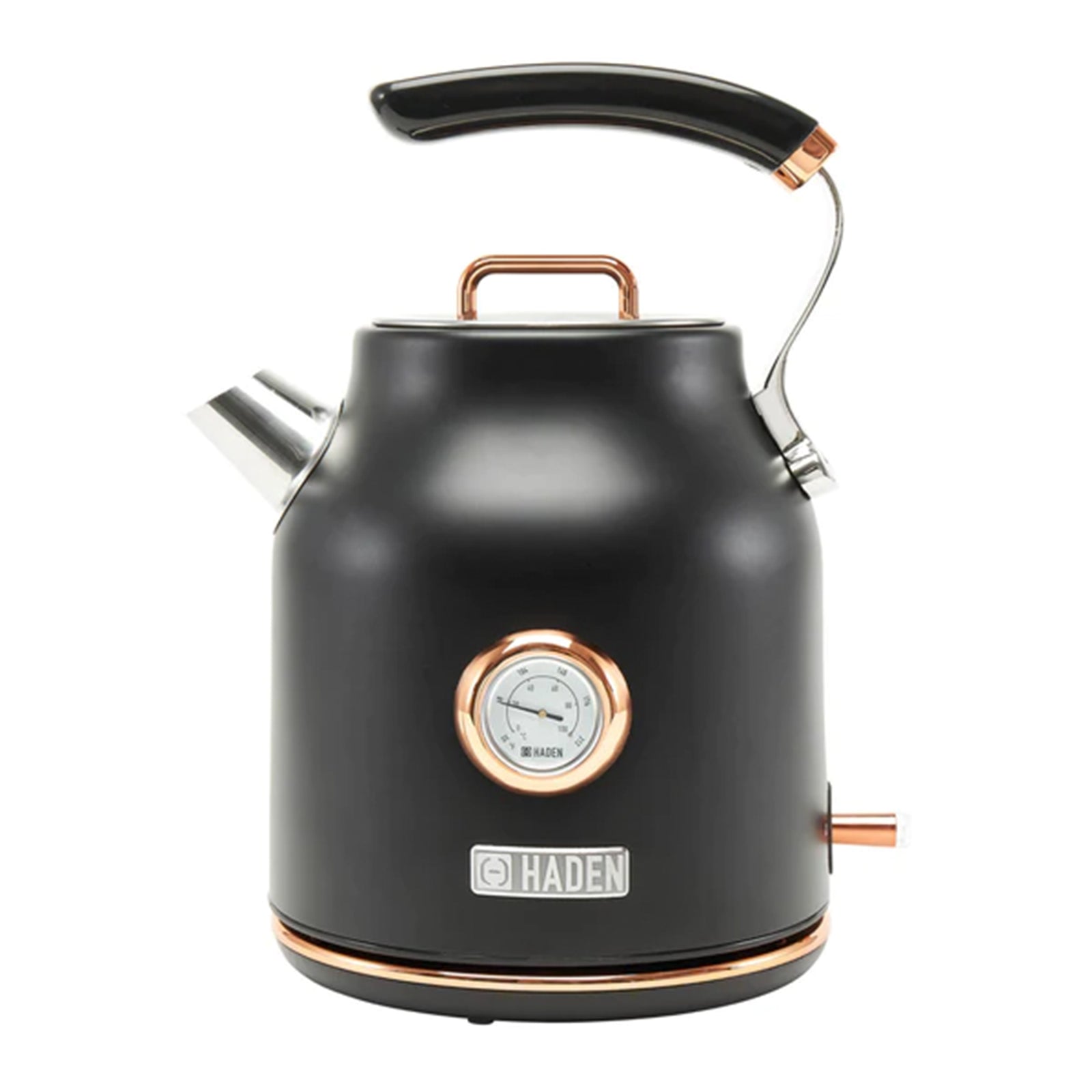 Haden Dorset 1.7L Steel Electric Kettle w/Auto Shut Off, Black/Copper(For Parts) - VMInnovations