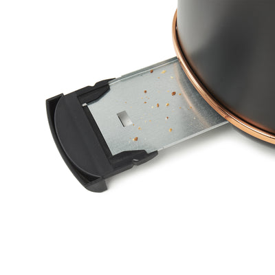 Haden Dorset 2 Slice Wide Slot Stainless Steel Toaster, Black & Copper - VMInnovations