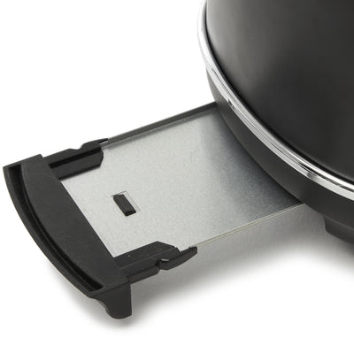 Haden Heritage 2 Slice Wide Slot Toaster w/Crumb Tray, Black/Chrome (Used) - VMInnovations
