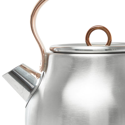 Haden Heritage 1.7L Stainless Steel Retro Electric Kettle, Steel/Copper(OpenBox) - VMInnovations