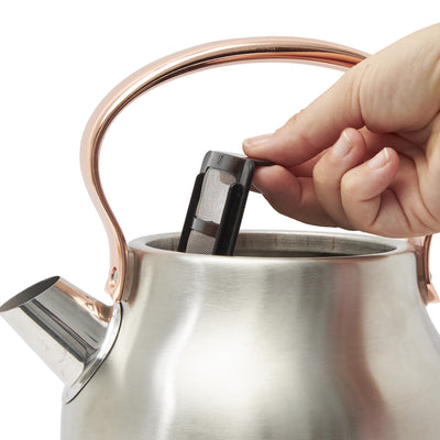 Haden Heritage 1.7L Stainless Steel Retro Electric Kettle, Steel/Copper(OpenBox) - VMInnovations