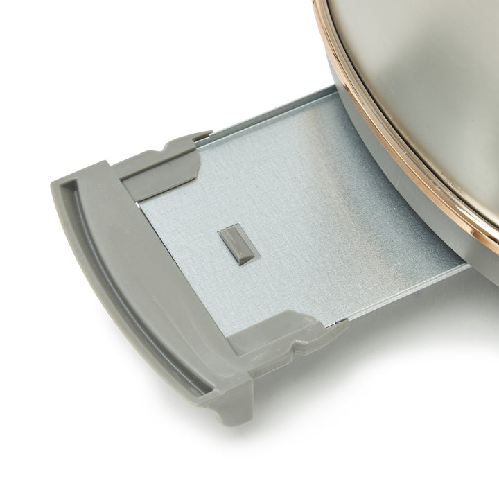 Haden Heritage 2 Slice Wide Slot Stainless Steel Toaster, Steel & Copper