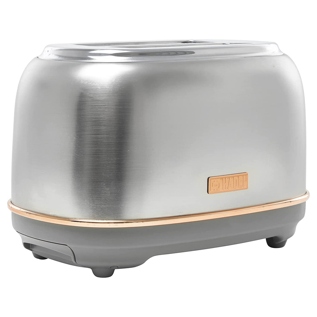 Haden Heritage 2 Slice Wide Slot Toaster Crumb Tray, Steel/Copper (Used) - VMInnovations