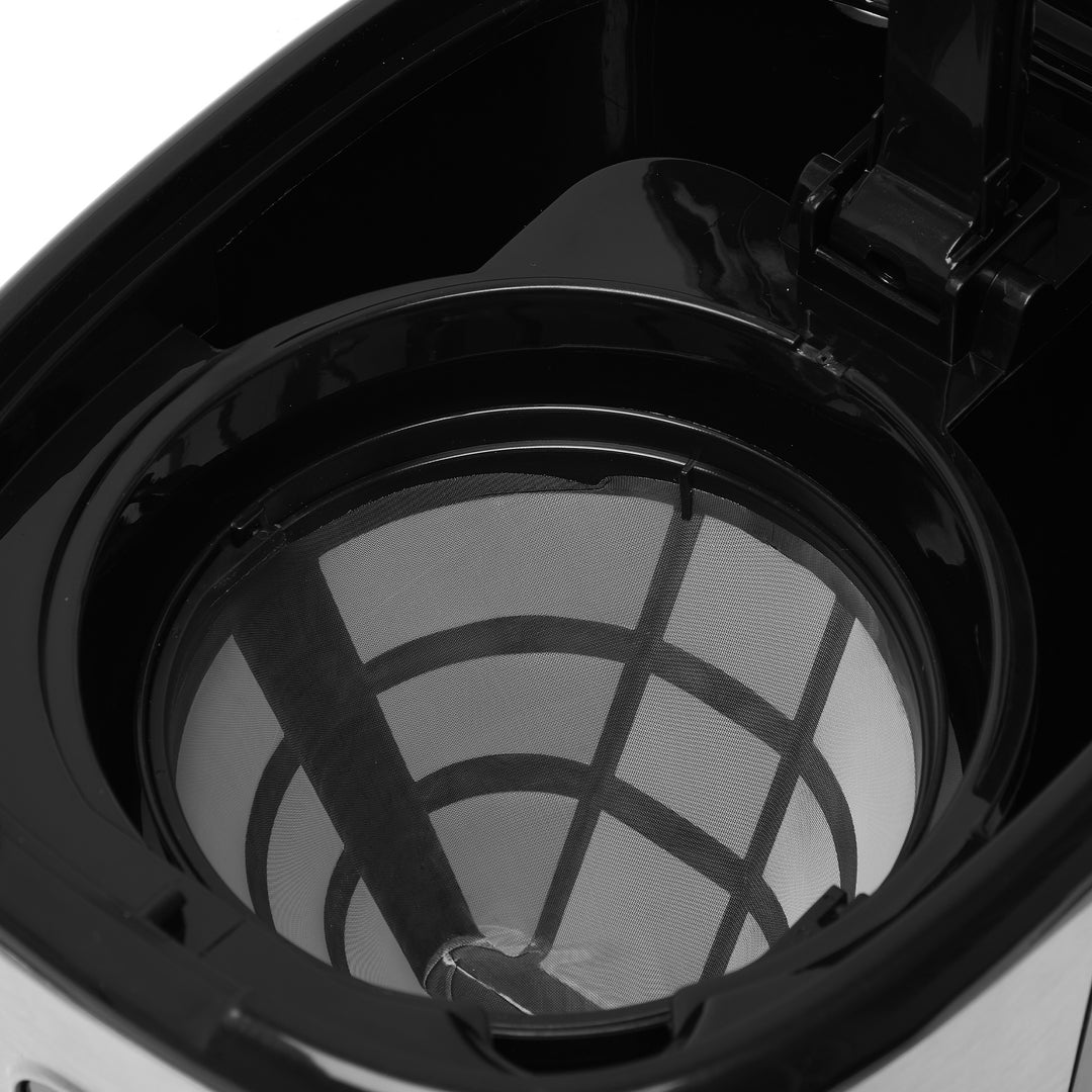 Haden Heritage 12 Cup Programmable Retro Coffee Maker, Steel/Copper (Open Box)