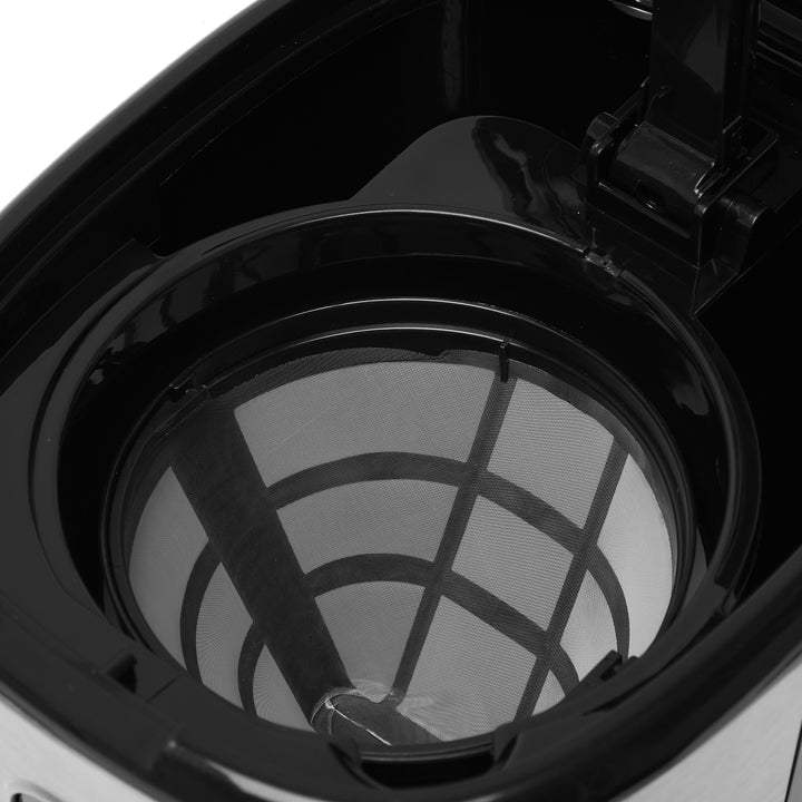 Haden Heritage 12 Cup Programmable Retro Coffee Maker, Steel/Copper (Open Box)