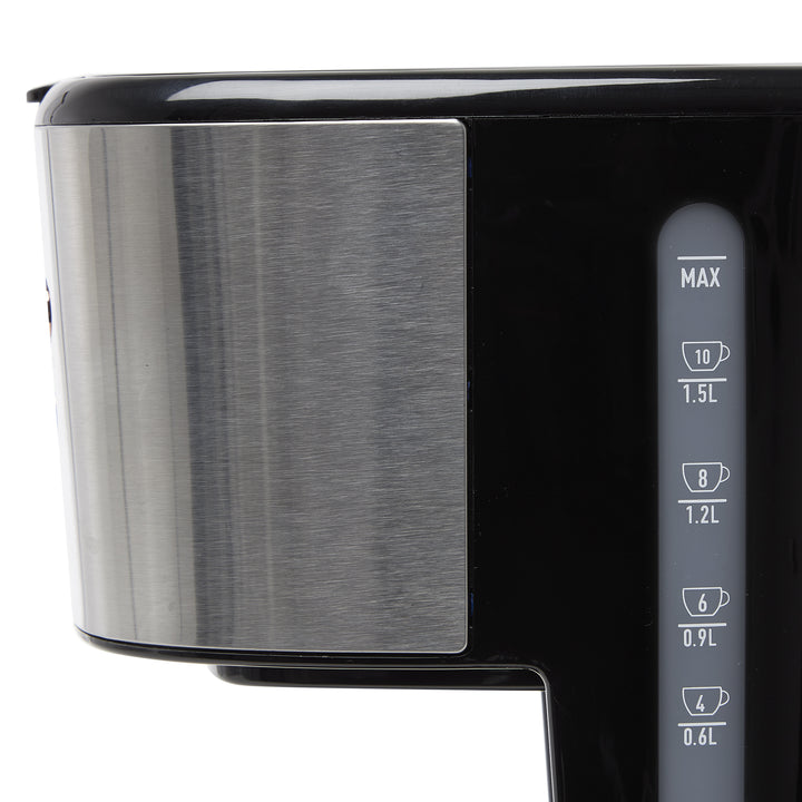 Haden Heritage 12 Cup Programmable Retro Coffee Maker, Steel/Copper (Open Box)