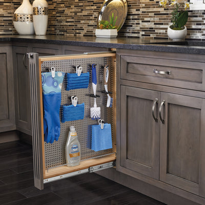 Rev-A-Shelf Pull Out Steel & Wood Wall Filler w/BB Soft Close, 434-BFBBSC-3SS - VMInnovations