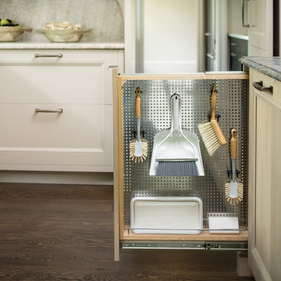 Rev-A-Shelf Pull Out Steel & Wood Wall Filler w/BB Soft Close, 434-BFBBSC-3SS - VMInnovations