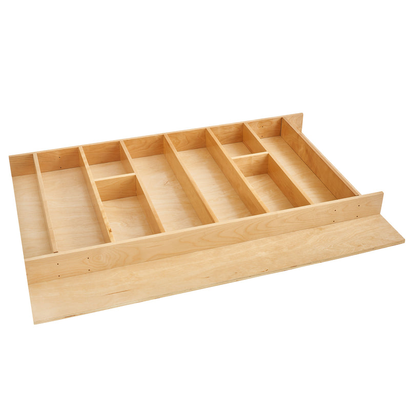 Rev-A-Shelf Wood Trim-to-Fit Drawer Organizer Insert, 33.13x22 In, 4WUT-36-1