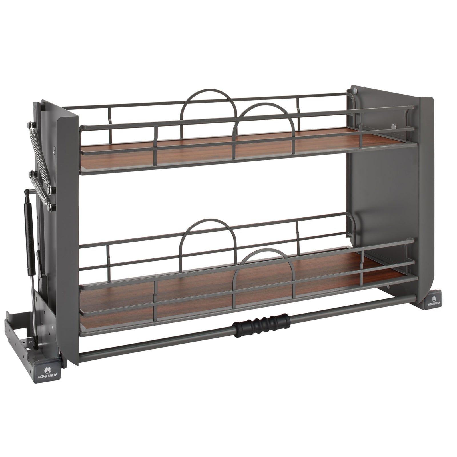 Rev-A-Shelf 36" Kitchen Pulldown Wall Cabinet Shelf System, Gray, 5PD-36FOG - VMInnovations