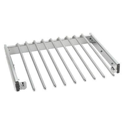 Rev-A-Shelf 17.5" Pull Out Pants Organizer for Custom Closet, Chrome, PSC-1814CR