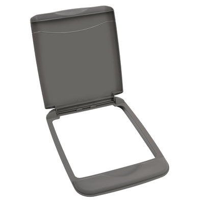 Rev-A-Shelf 35 qt. Trash Can Replacement Lid, Gray (Lid Only), RV-35-LID-13-1-40 - VMInnovations
