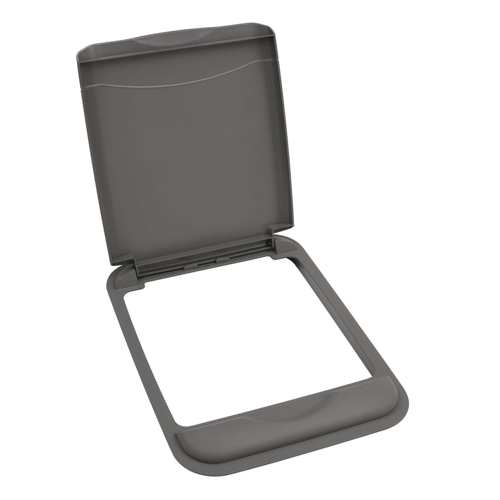 Rev-A-Shelf 50 qt. Trash Can Replacement Lid, Gray (Lid Only), RV-50-LID-13-1-40